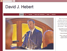 Tablet Screenshot of davidjhebert.com